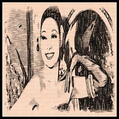 Josephine Baker with Border
