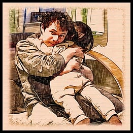 Cam Hugging with border - CamZhu