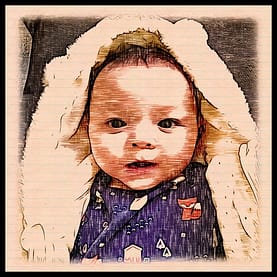 Baby with Border - CamZhu
