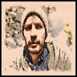 Cam in Hoody and Hat with Border