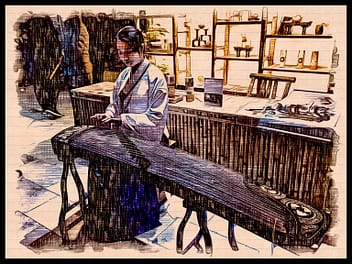 Traditional Chinese Instrument Musician