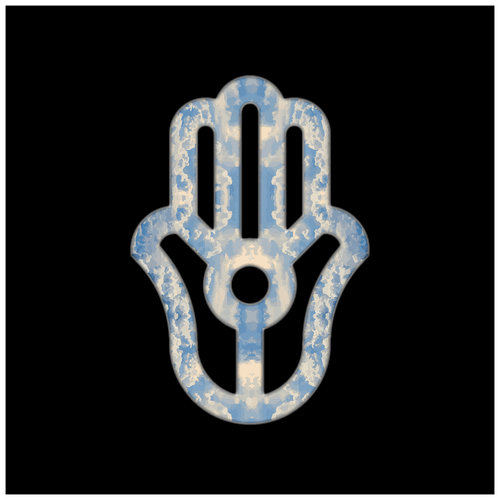 Cloud Hamsa Symbol