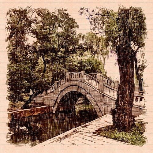 Bridge in Beiling Park