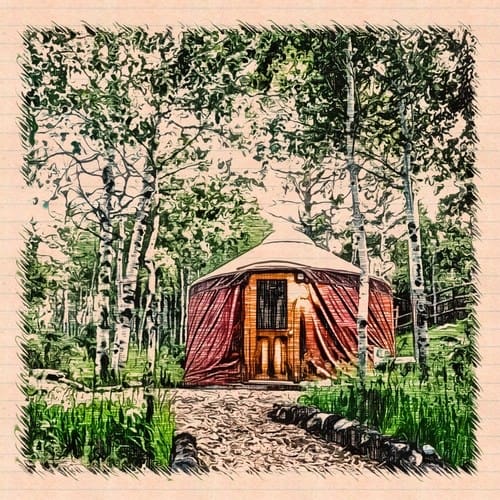 Yurt in Woods