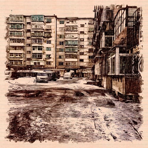 Old Chinese Apartments