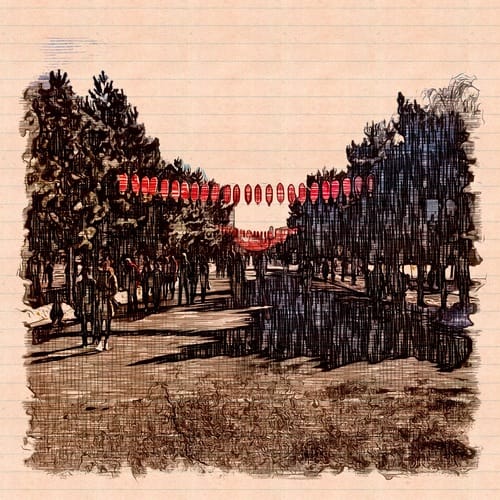 Flags on Park