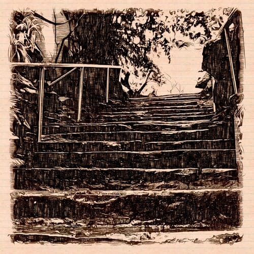 China Temple Steps