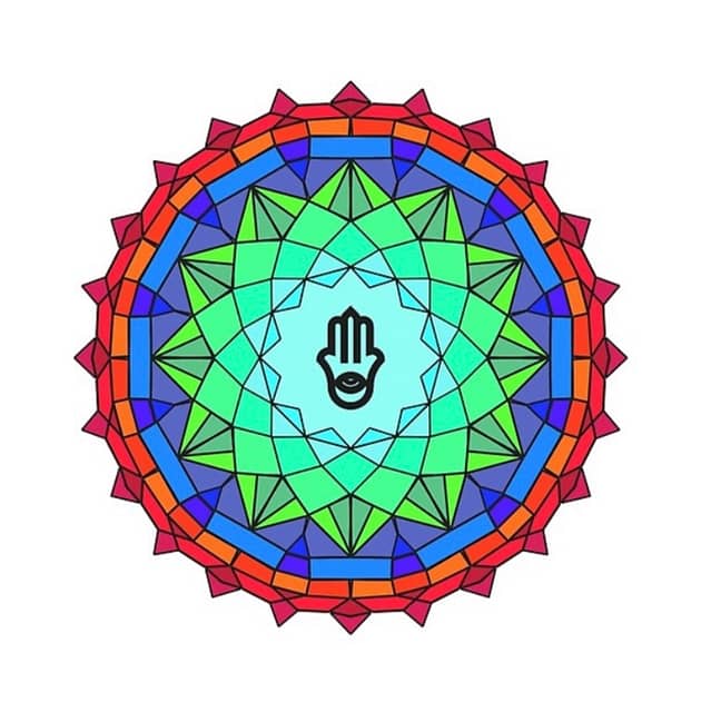 Hamsa Hand Mandala