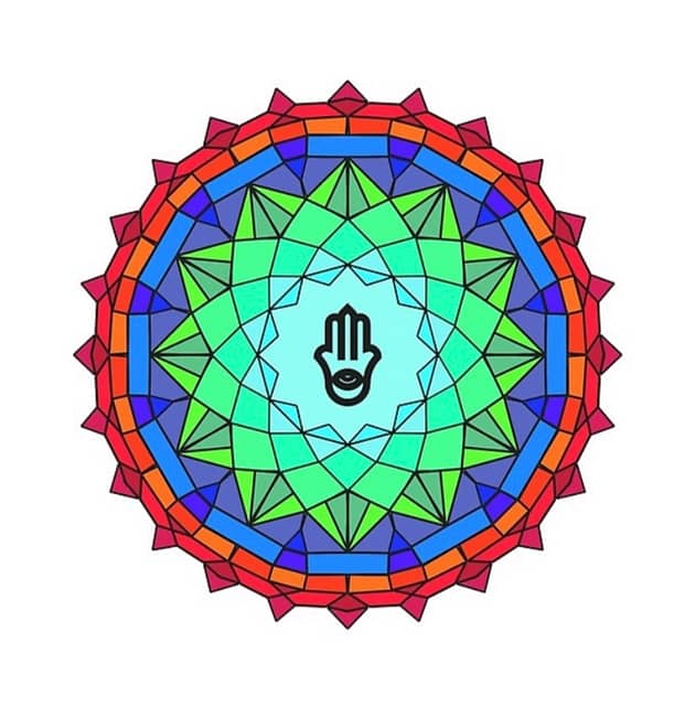 Hamsa Hand Mandala