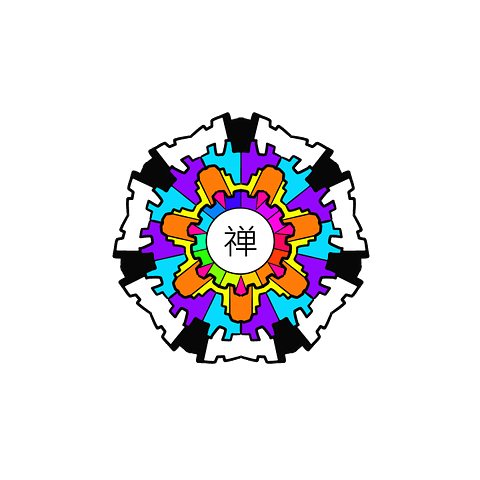 Chan Symbol Rainbow Contrast